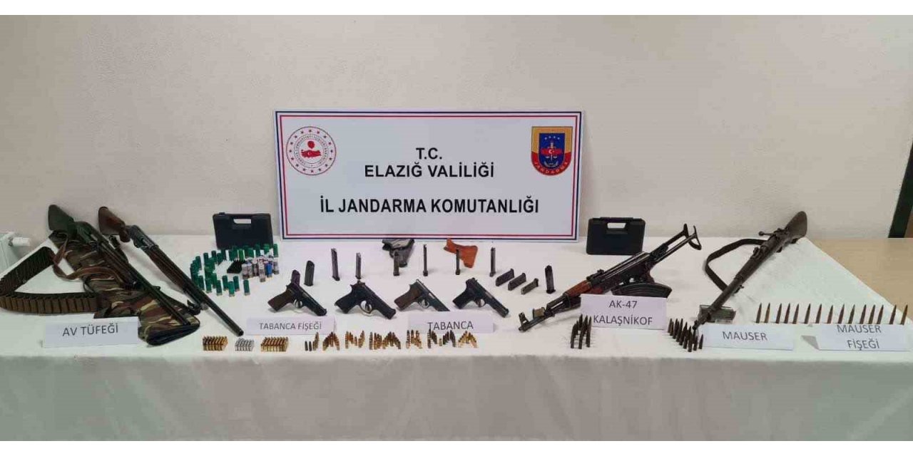 Elazığ’da silah kaçakçılığı operasyonu: 3 gözaltı