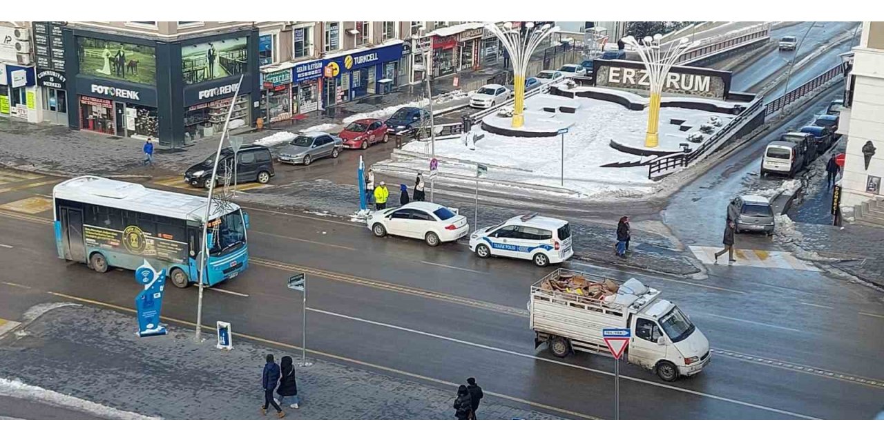 Erzurum trafiğine 1 ayda 3 bin 360 araç kaydı