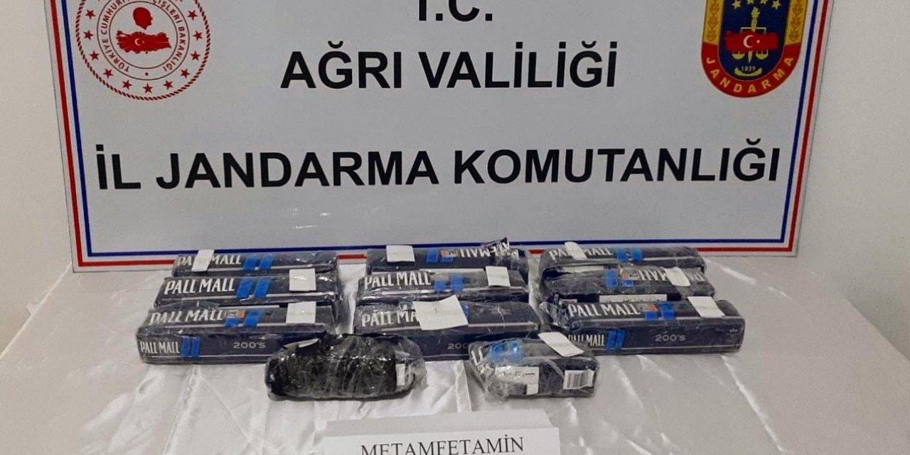 Ağrı’da 10 kilo 232 gram metamfetamin ele geçirildi