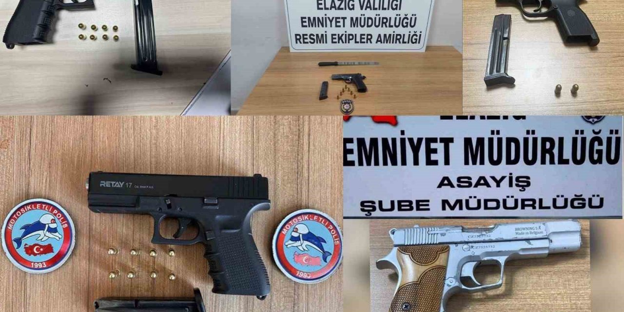 Elazığ’da aranan 9 şüpheli yakalandı