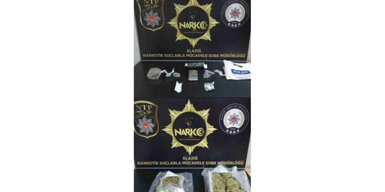 Elazığ’da 2 uyuşturucu taciri tutuklandı