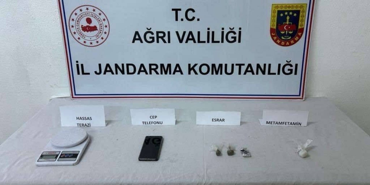 Ağrı’da 1 kişi uyuşturucudan yakalandı