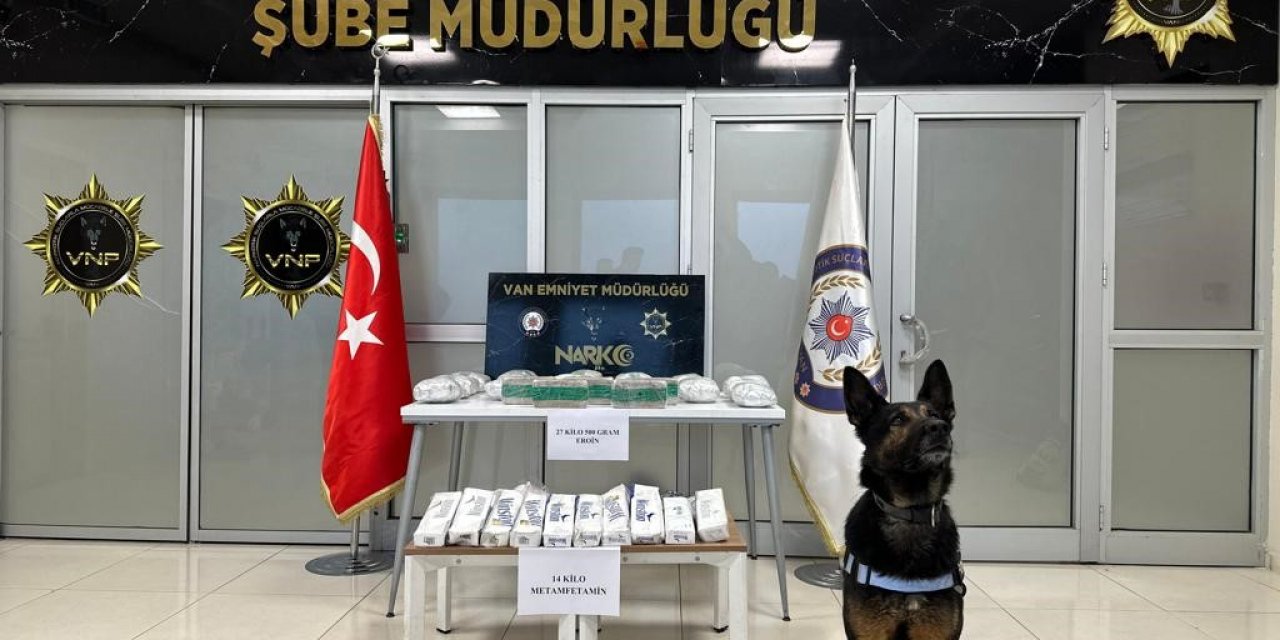 Van’da 161 kilo 500 gram uyuşturucu ele geçirildi