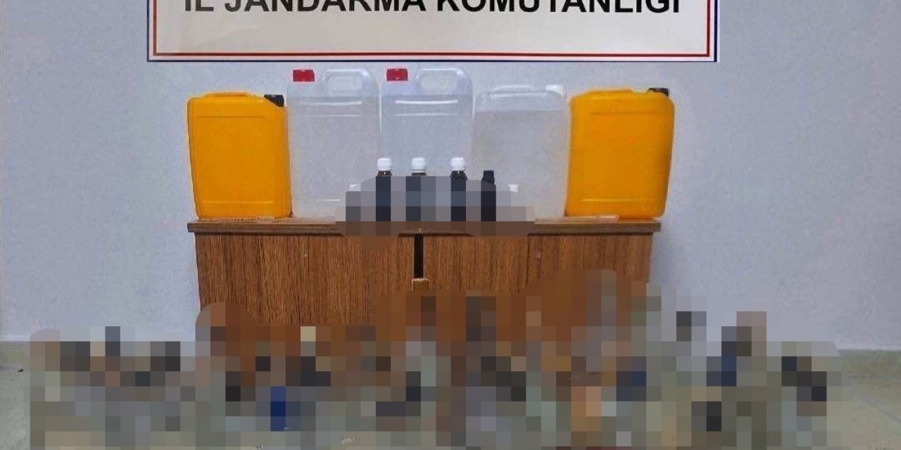 Erzincan’da 50 litre sahte alkol ele geçirildi