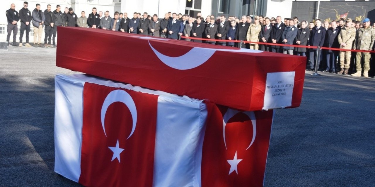 Şehit Uzman Çavuş Yetişen’in naaşı memleketine uğurlandı