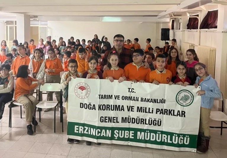 Erzincan’da öğrencilere doğa bilinci aşılanıyor