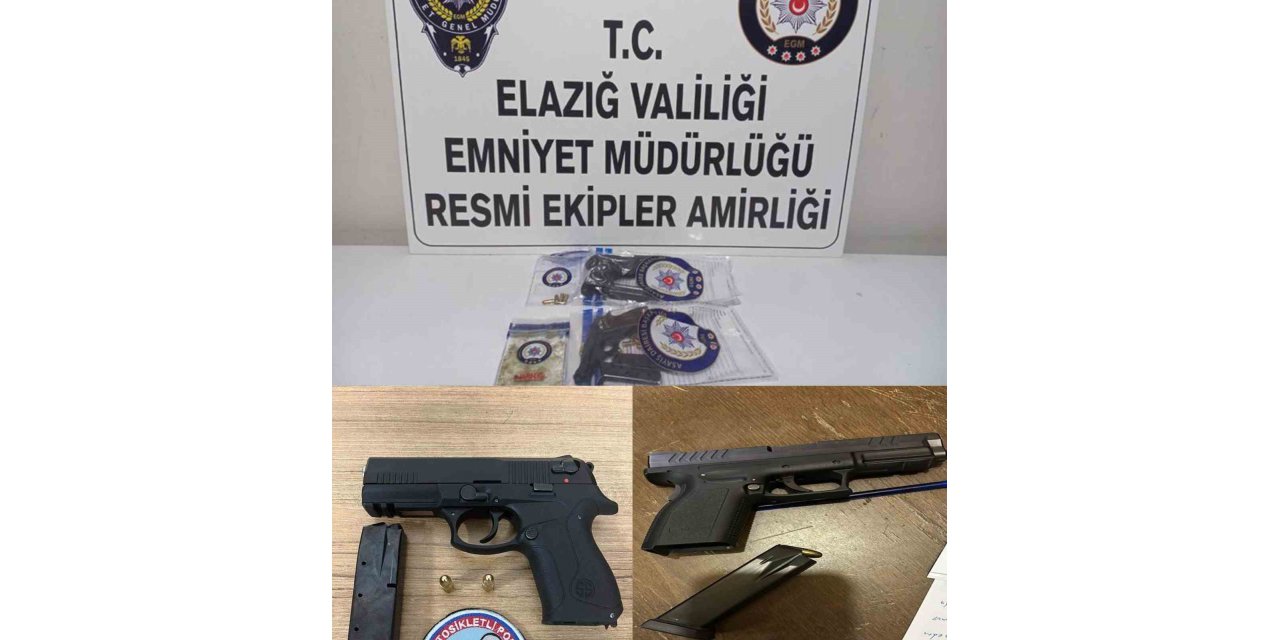 Elazığ’da asayiş uygulaması: 15 aranan şahıs yakalandı, 4 ruhsatsız silah ele geçirildi