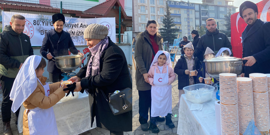 Kars’ta minik öğrenciler dedelerinin izinde!