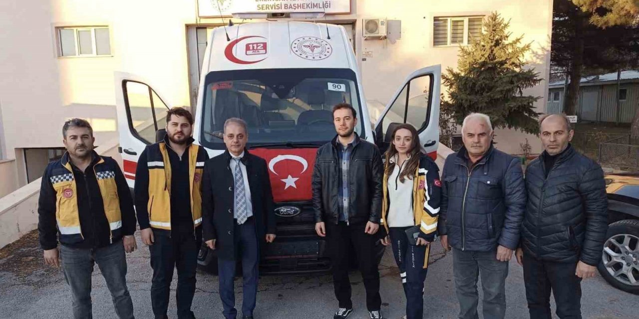 Sağlık Müdürlüğüne ambulans