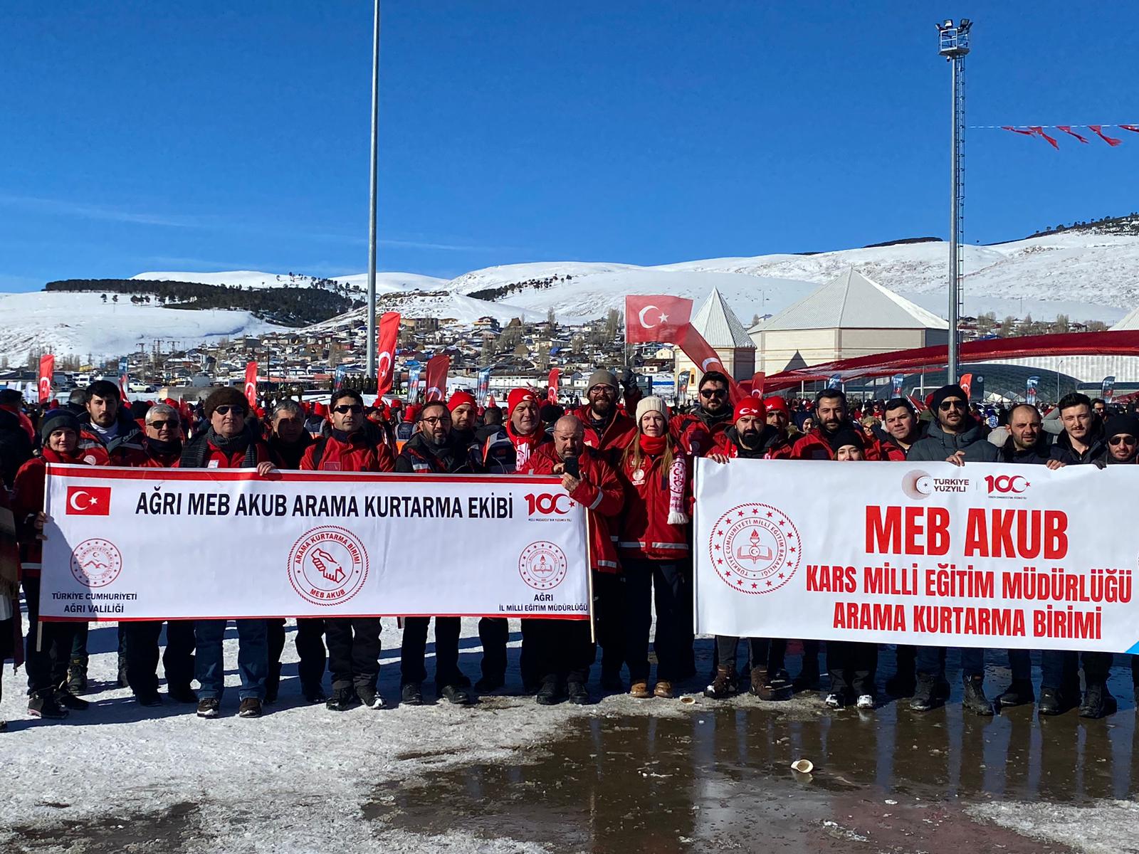 MEB AKUB üyeleri Sarıkamış’ta şehitleri andı