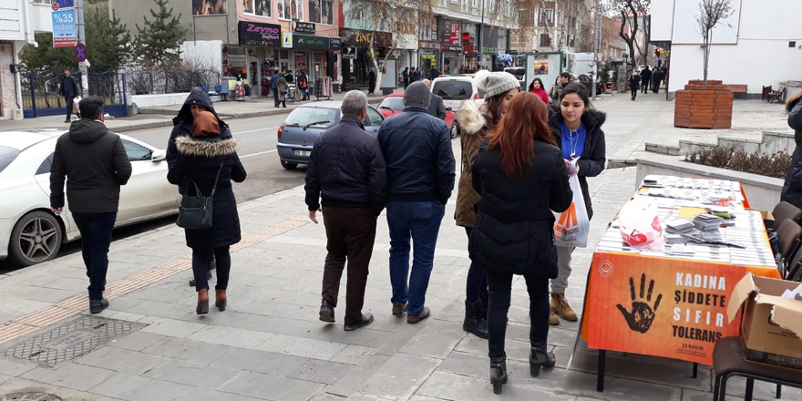 Kars'ta kadına yönelik şiddete sıfır tolerans