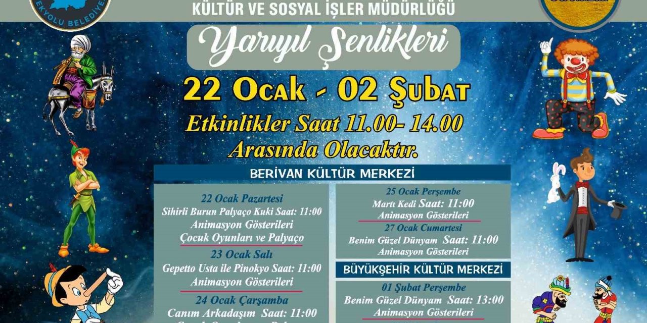 Sömestr tatilinin keyfi İpekyolu’nda yaşanacak