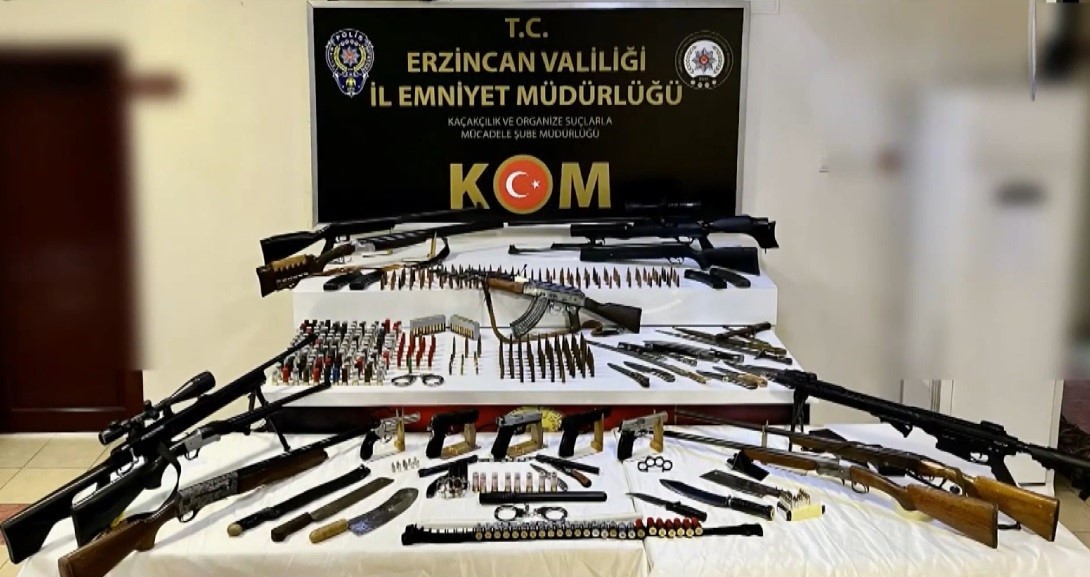 Erzincan’da suç örgütlerine yönelik operasyon: 6 gözaltı