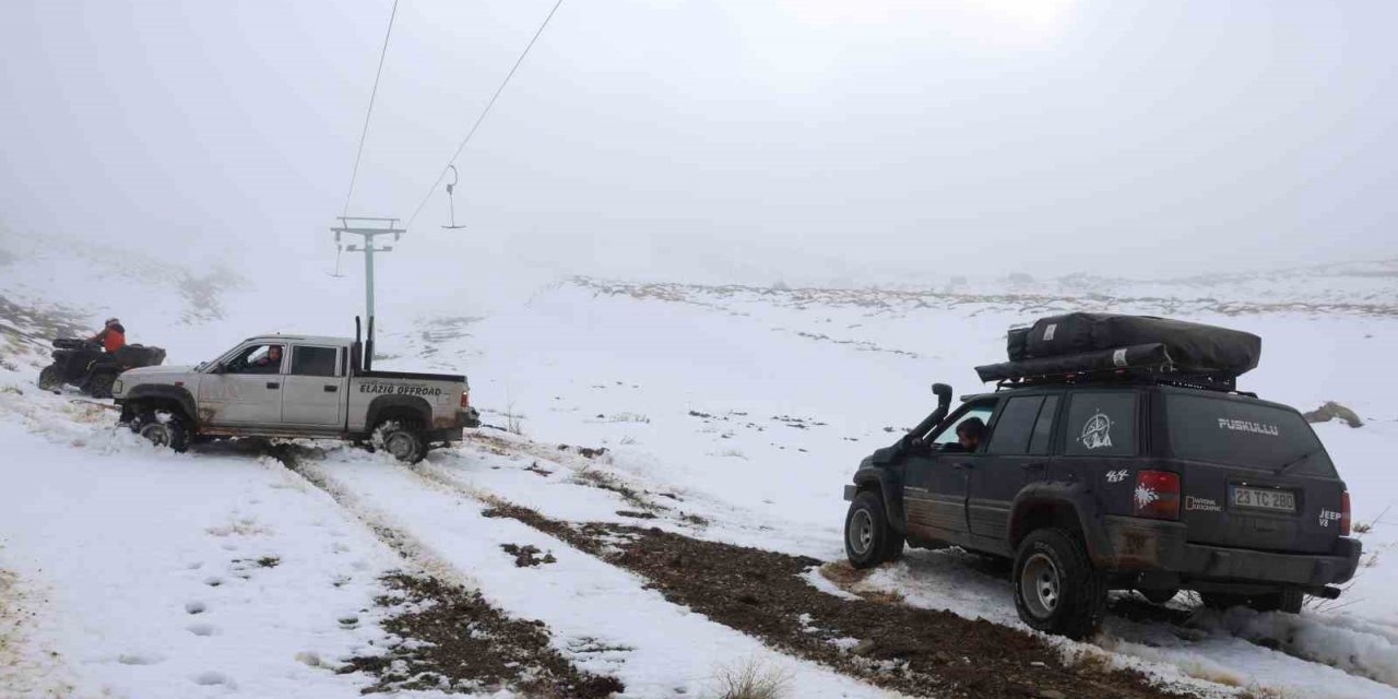 Kar yağmayan Hazarbaba Dağı, Off Road tutkunlarının durağı oldu