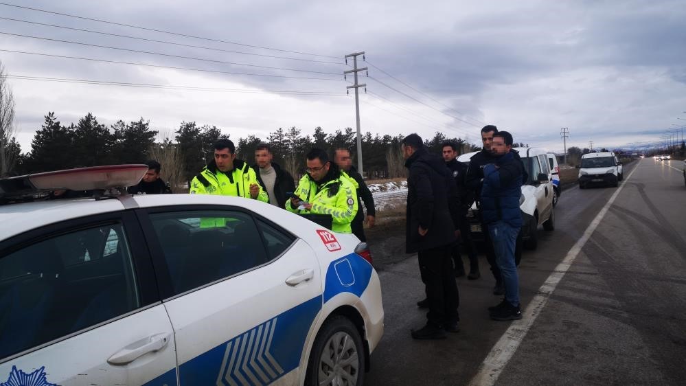 Polisi darp eden şahıs serbest bırakıldı