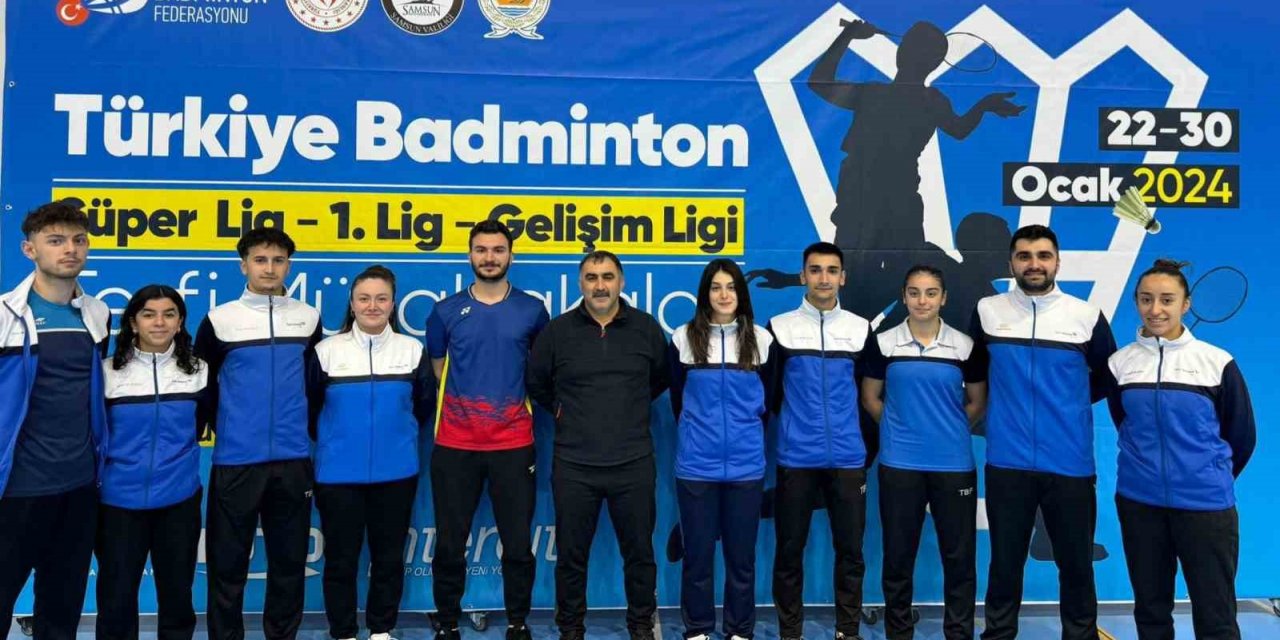 Erzincan’ın 2 kulübü Badminton Süper Ligine yükseldi