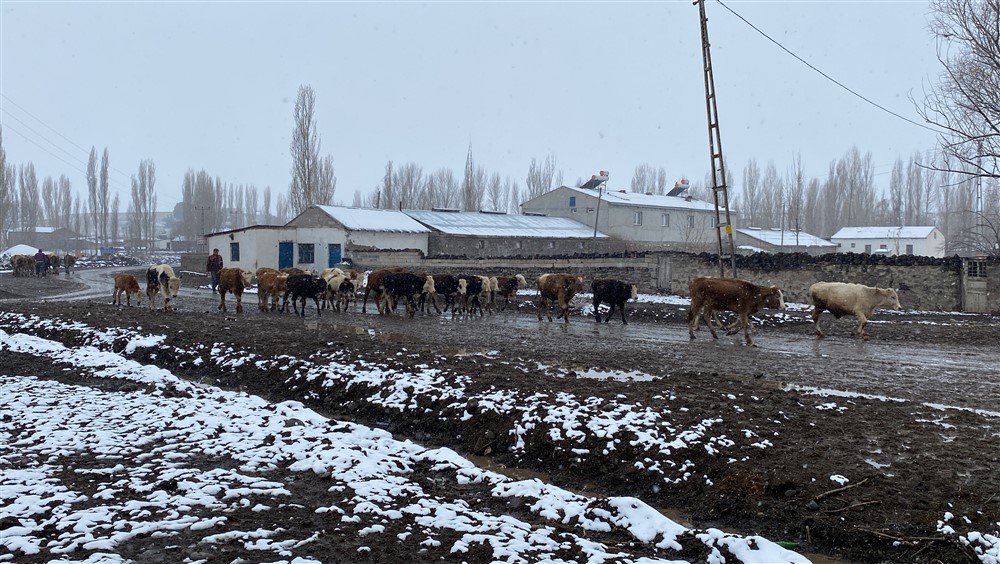 Kars’tan kar manzaraları