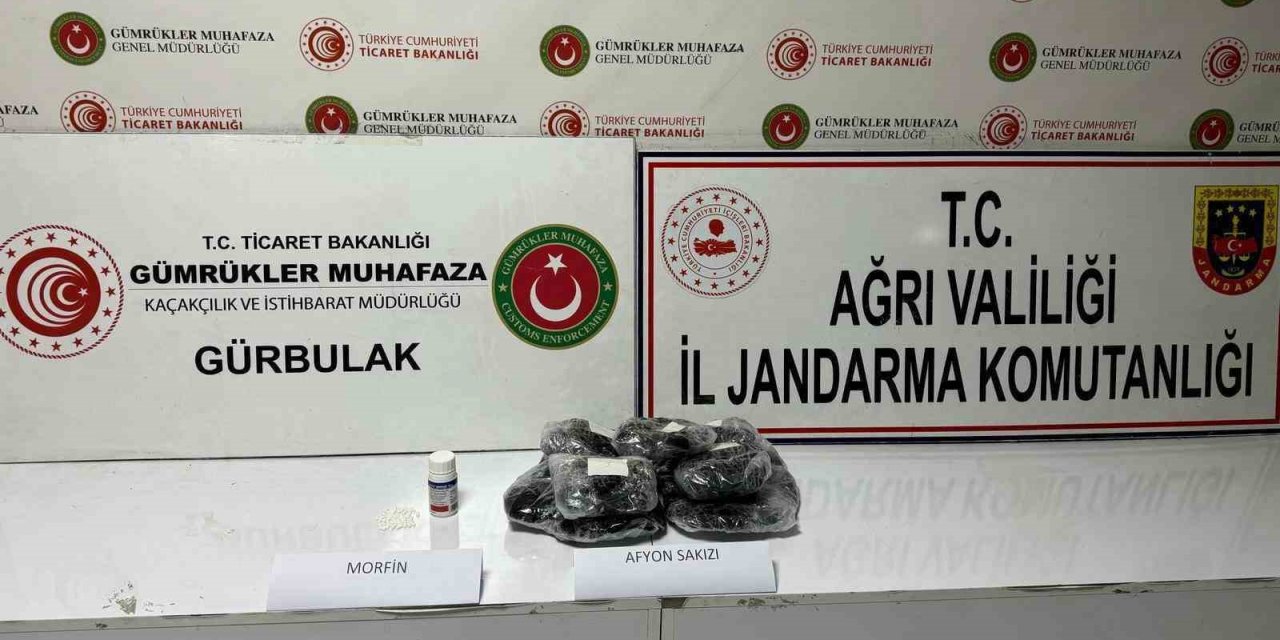 Ağrı’da çok sayıda uyuşturucu yakalandı