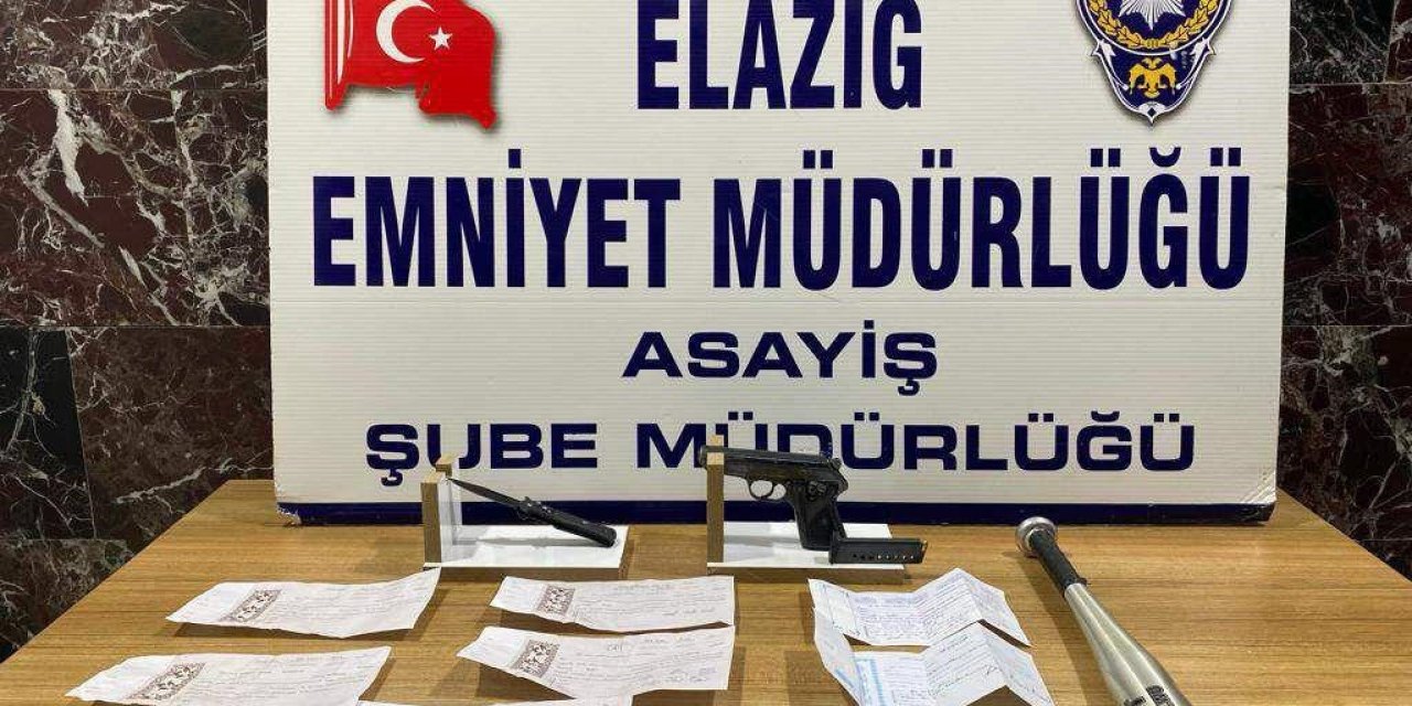 Elazığ polisi suçlulara göz açtırmıyor: 6 tutuklama