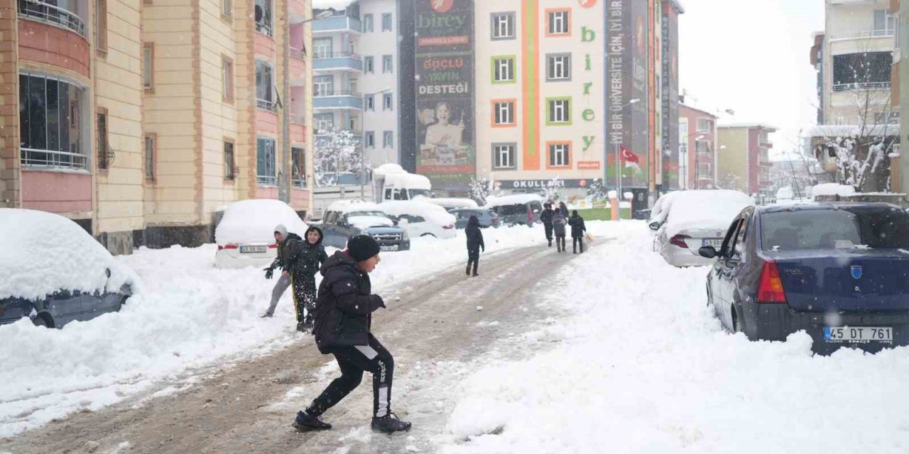 Muş’ta kar yağışı hayatı olumsuz etkiledi