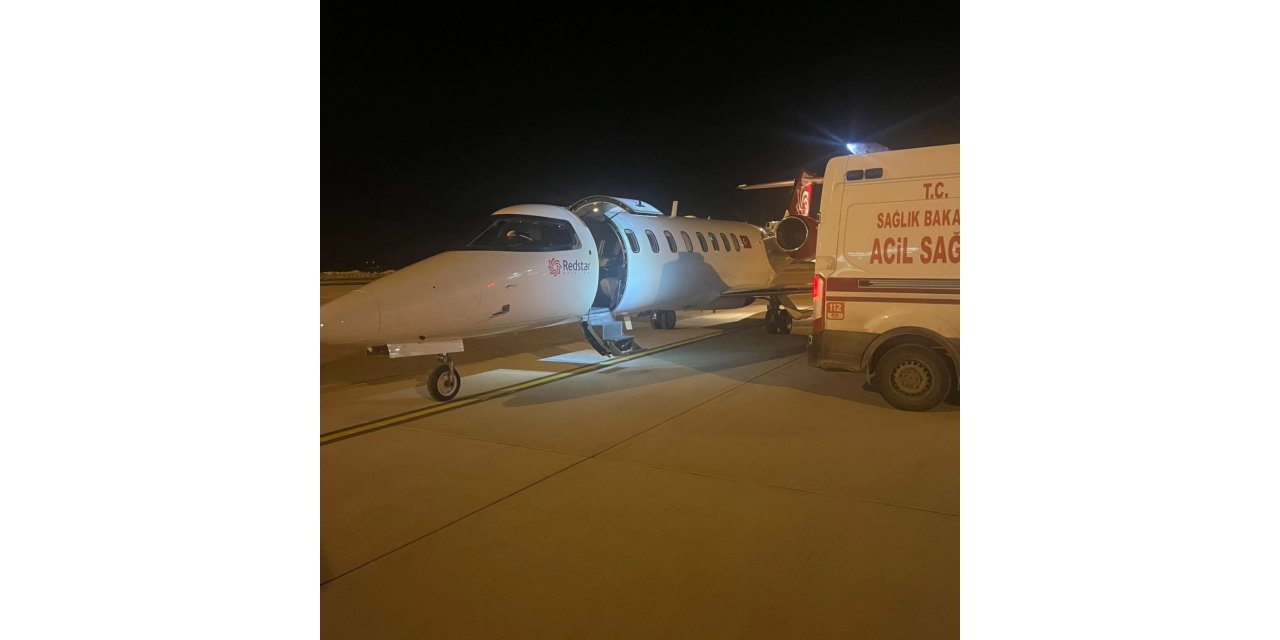 Van’da 5 yaşındaki çocuk ambulans uçakla Ankara’ya sevk edildi