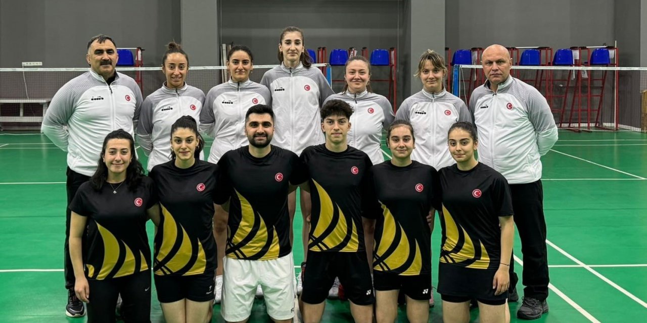 Badminton A Milli Takımına Erzincan’dan 8 sporcu