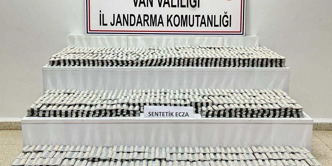 Van’da 32 bin 764 adet sentetik ecza ele geçirildi