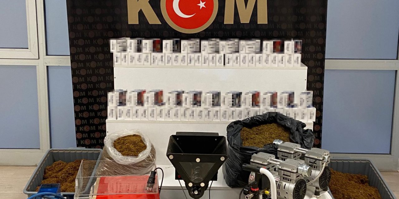 Muş’ta kaçak sigara üretim ve paketleme imalathanesine operasyon