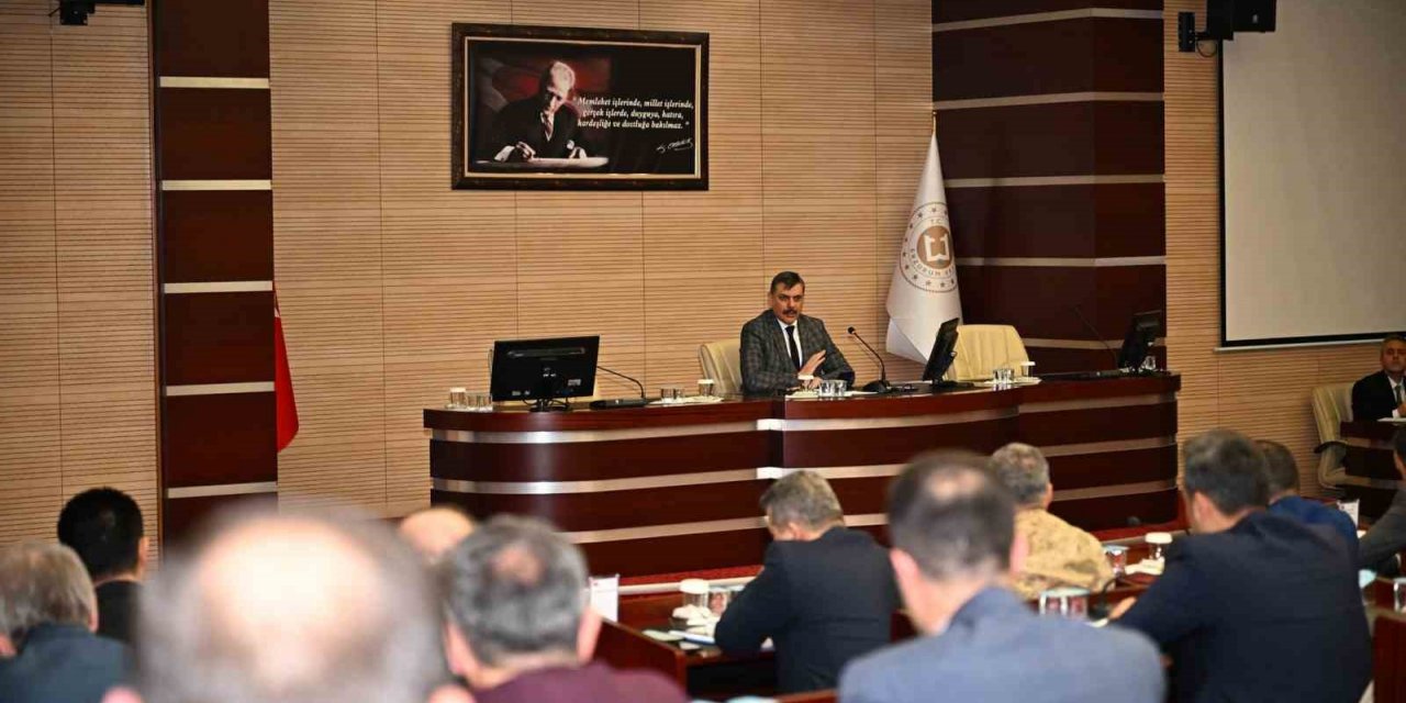 Erzurum’daki yatırım projeleri masaya yatırıldı