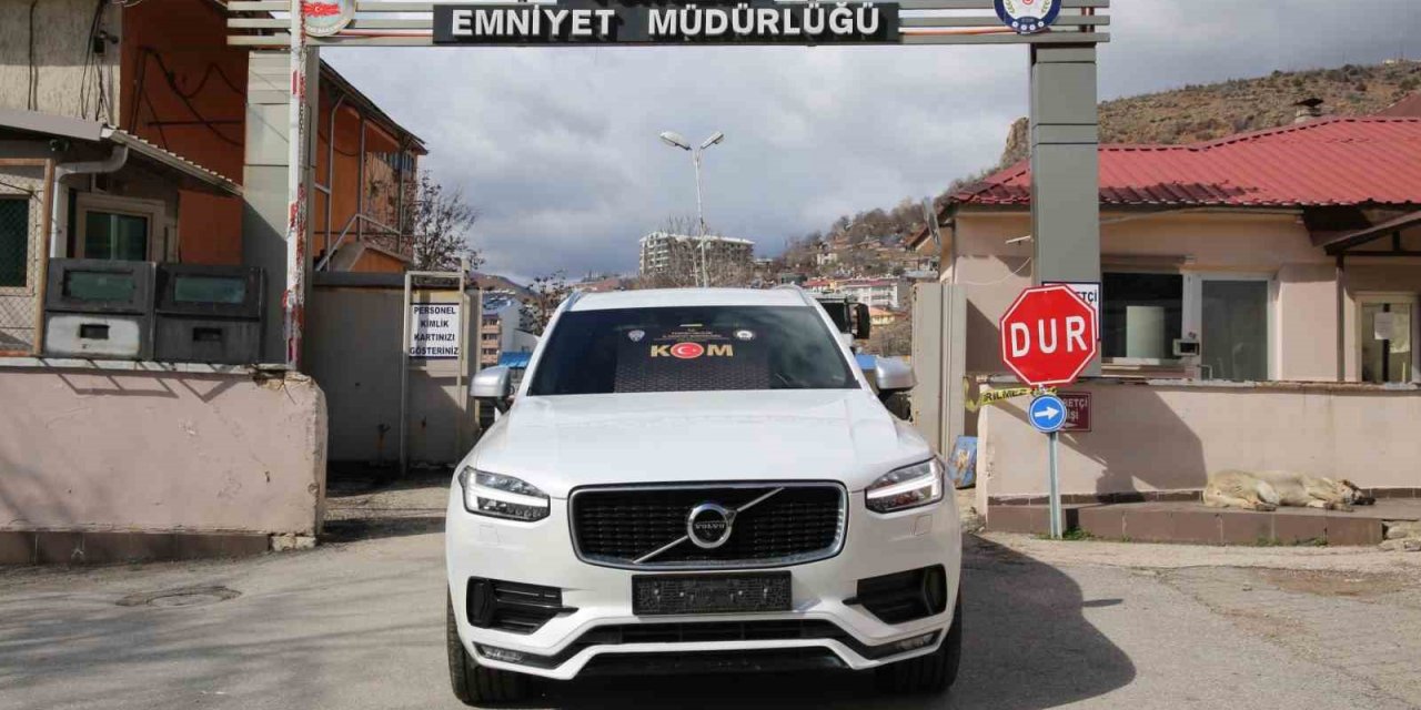 Interpol Europol Dairesi Başkanlığınca aranan araç Tunceli’de bulundu