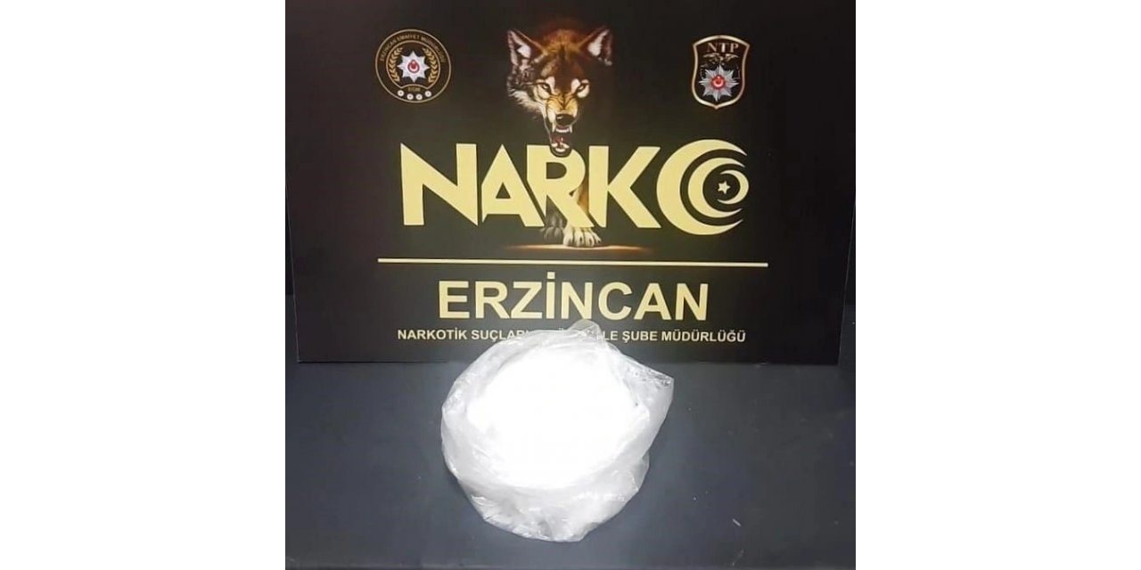 Erzincan’da uyuşturucu ticareti yaptığı öne sürülen zanlı tutuklandı