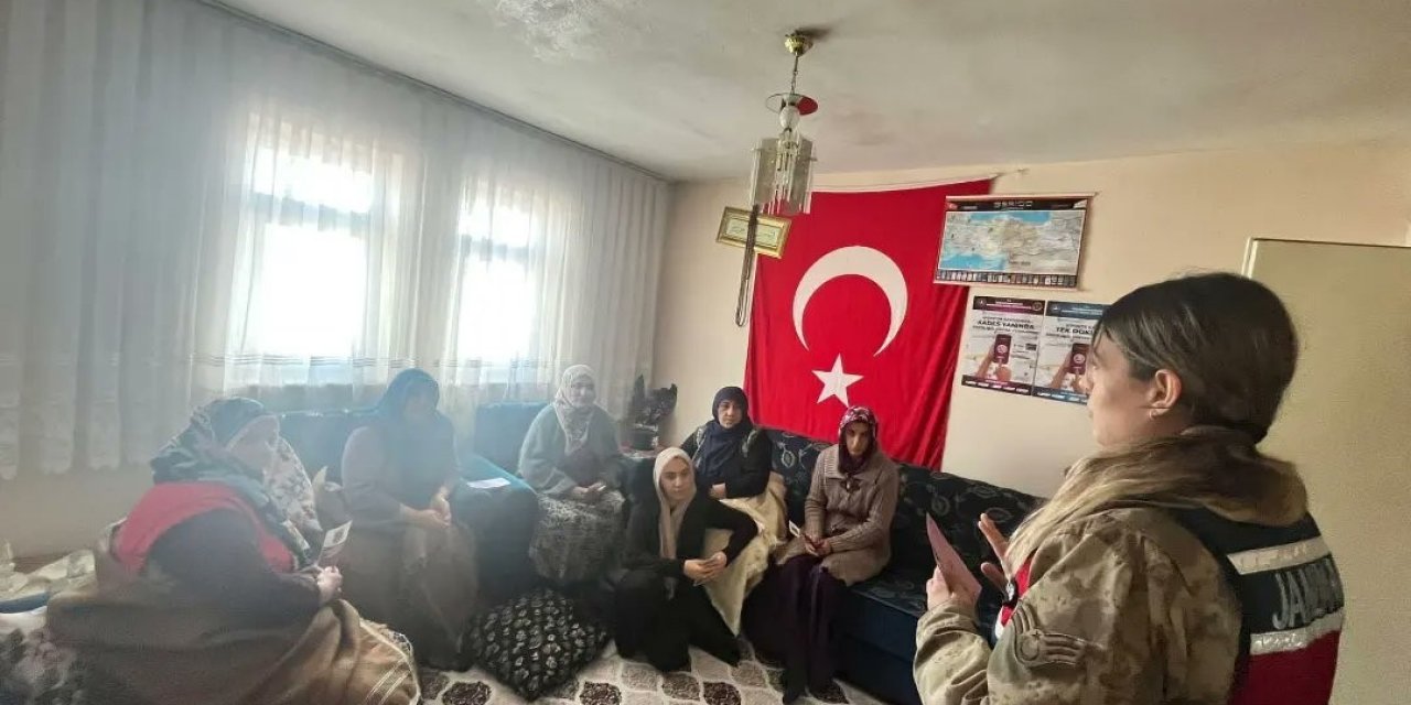 Palandöken Kaymakamlığı’ndan kadınlara KADES bilgilendirmesi