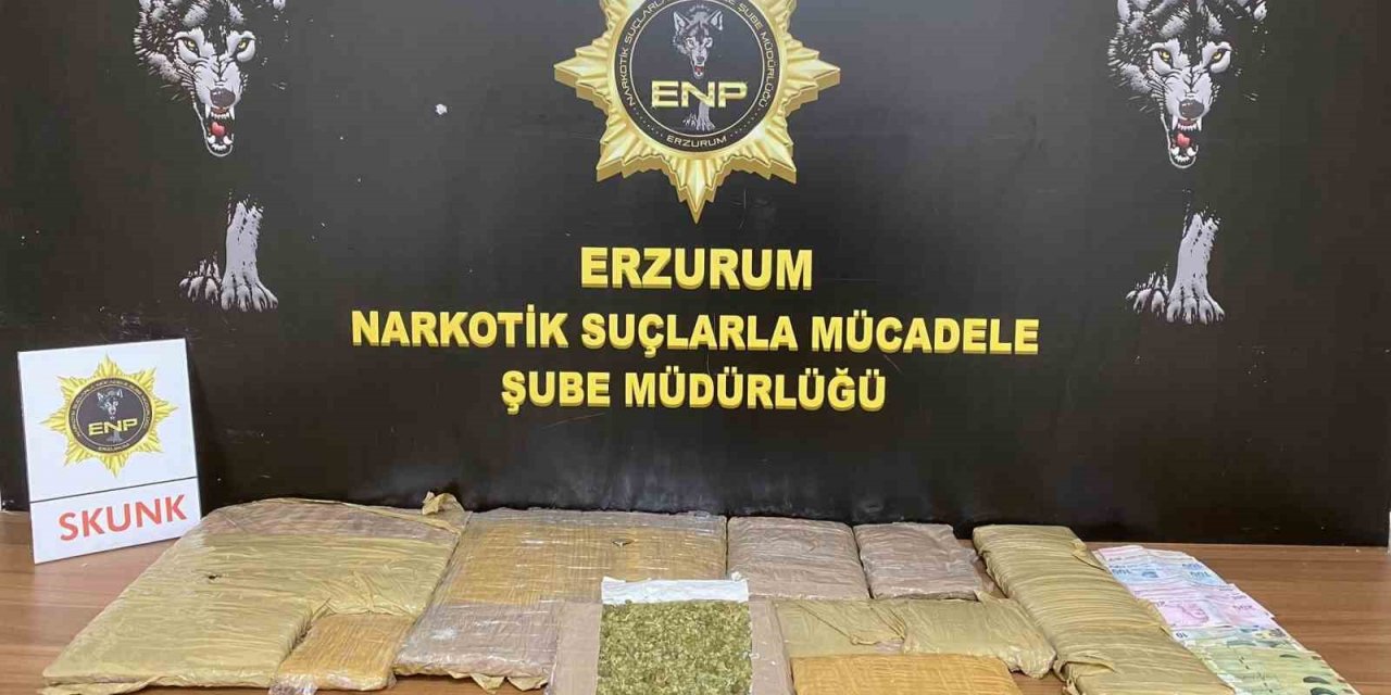 Erzurum’da uyuşturucu operasyonu