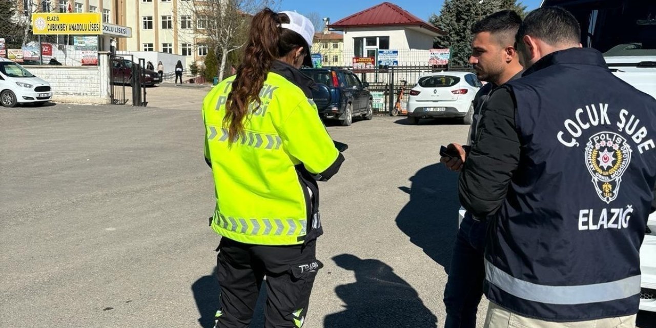 Elazığ’da okul önü denetimleri sürüyor
