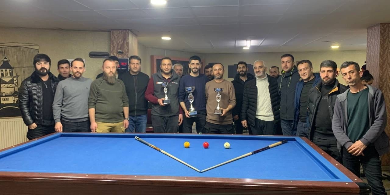 Yüksekova’da bilardo turnuvası düzenlendi