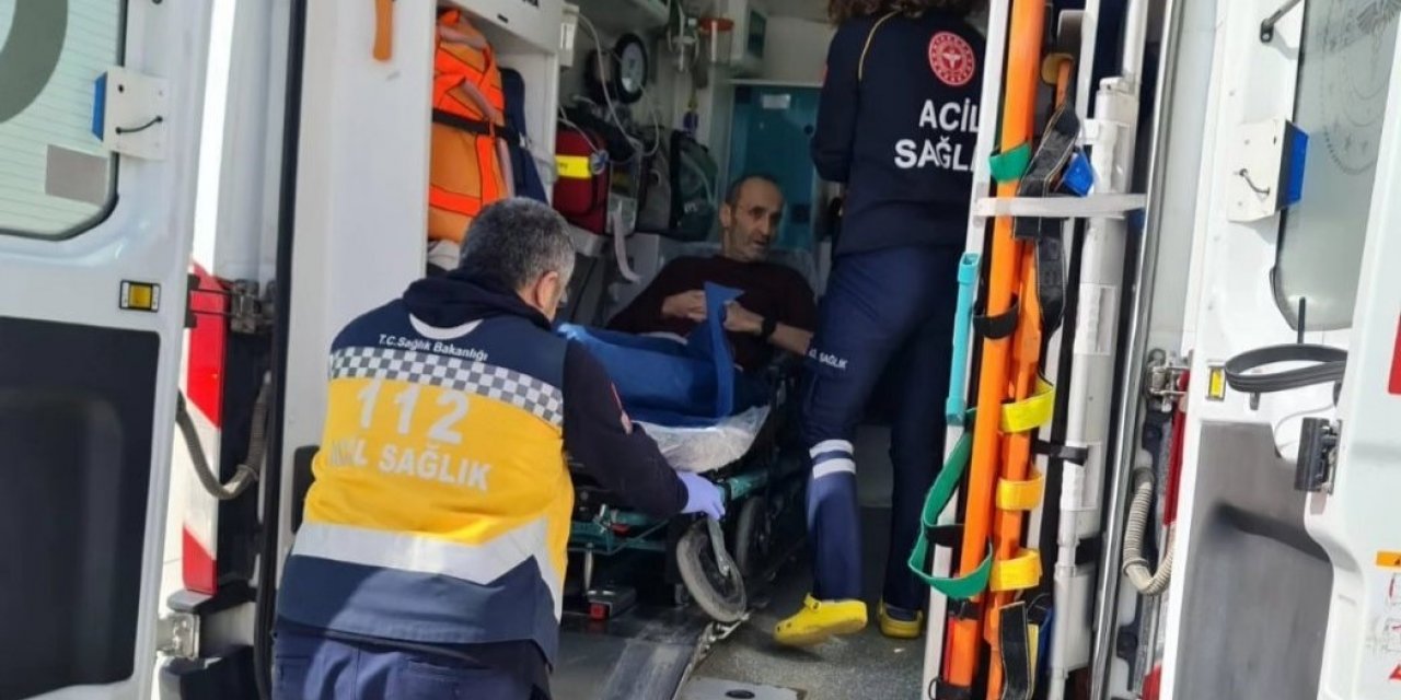 Van’da ambulans helikopter göğüs ağrısı olan hasta için havalandı