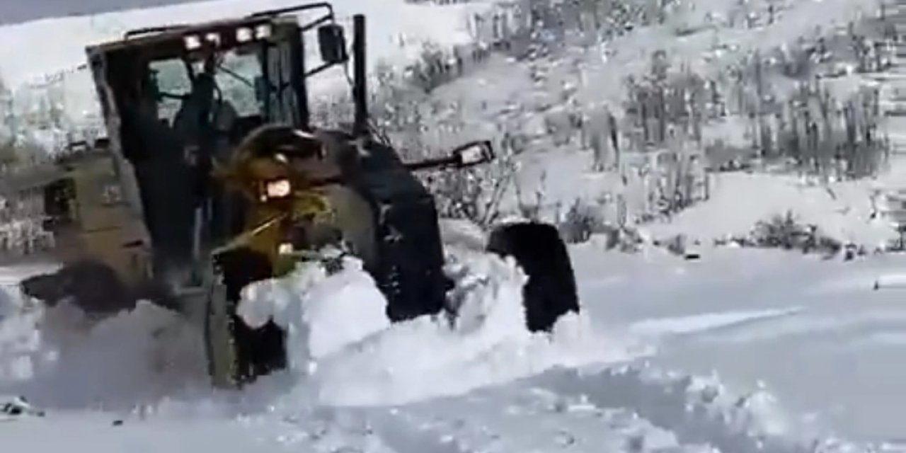 Mutki’de karla mücadele çalışmaları