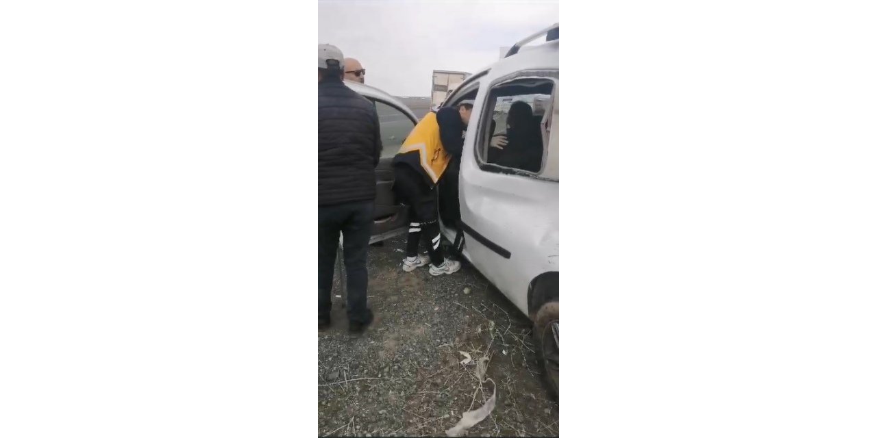 Kars’ta trafik kazası: 3 yaralı