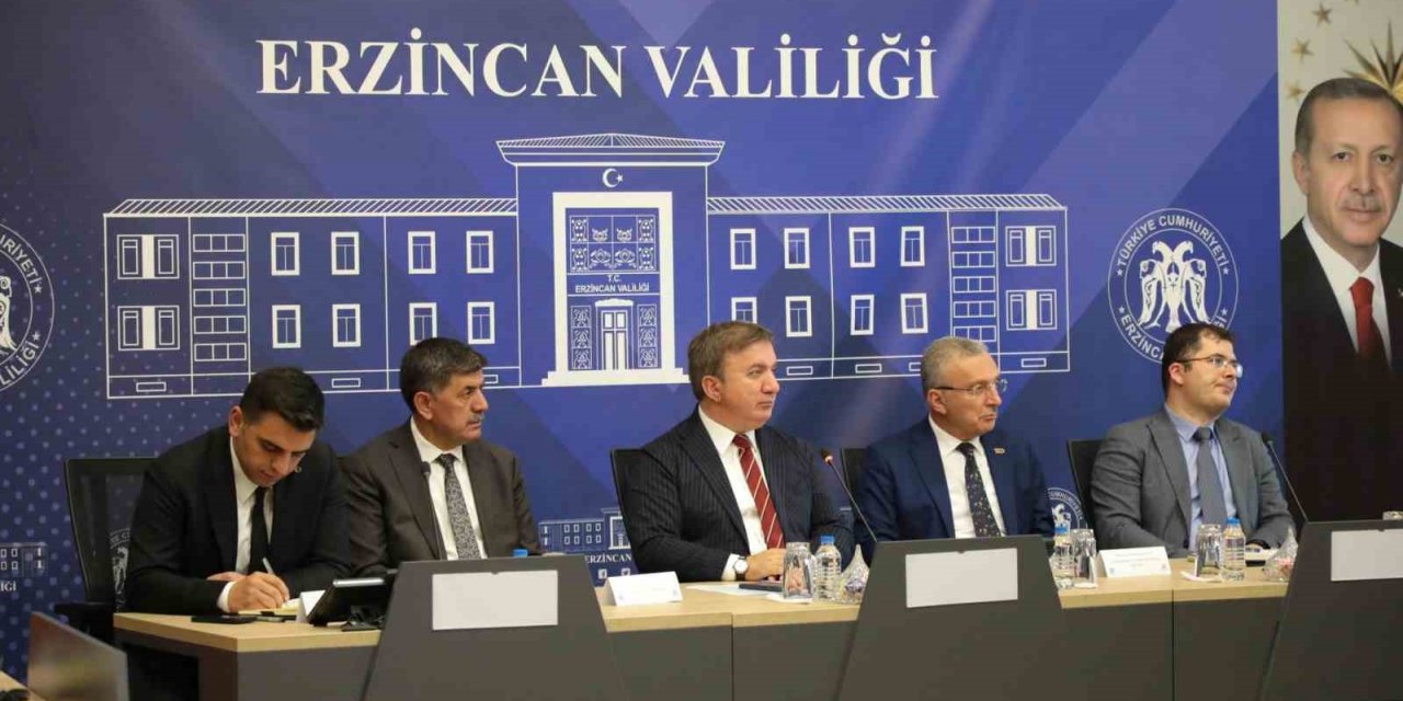 Erzincan’daki yatırımlar değerlendirildi