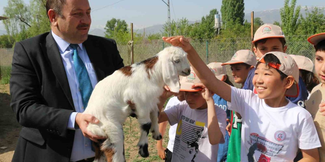 Öğrenciler e-Twinning kapsamında çiftlik gezdiler