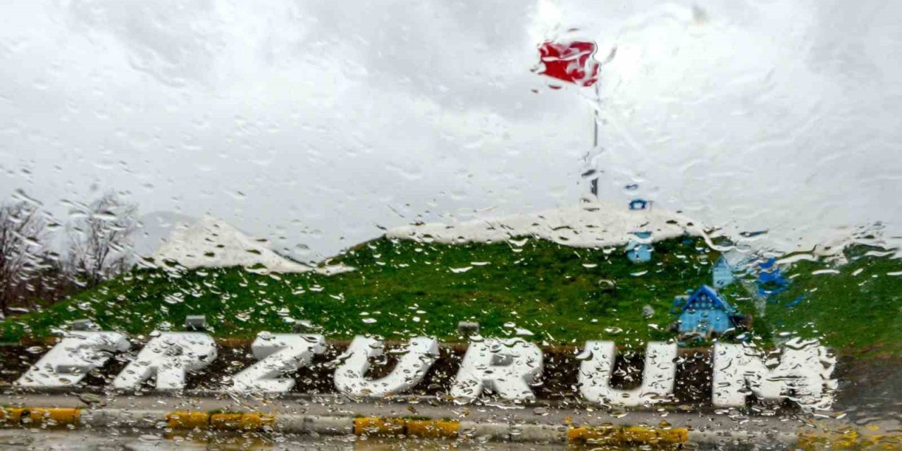 Meteorolojiden Erzurum için yağış uyarısı