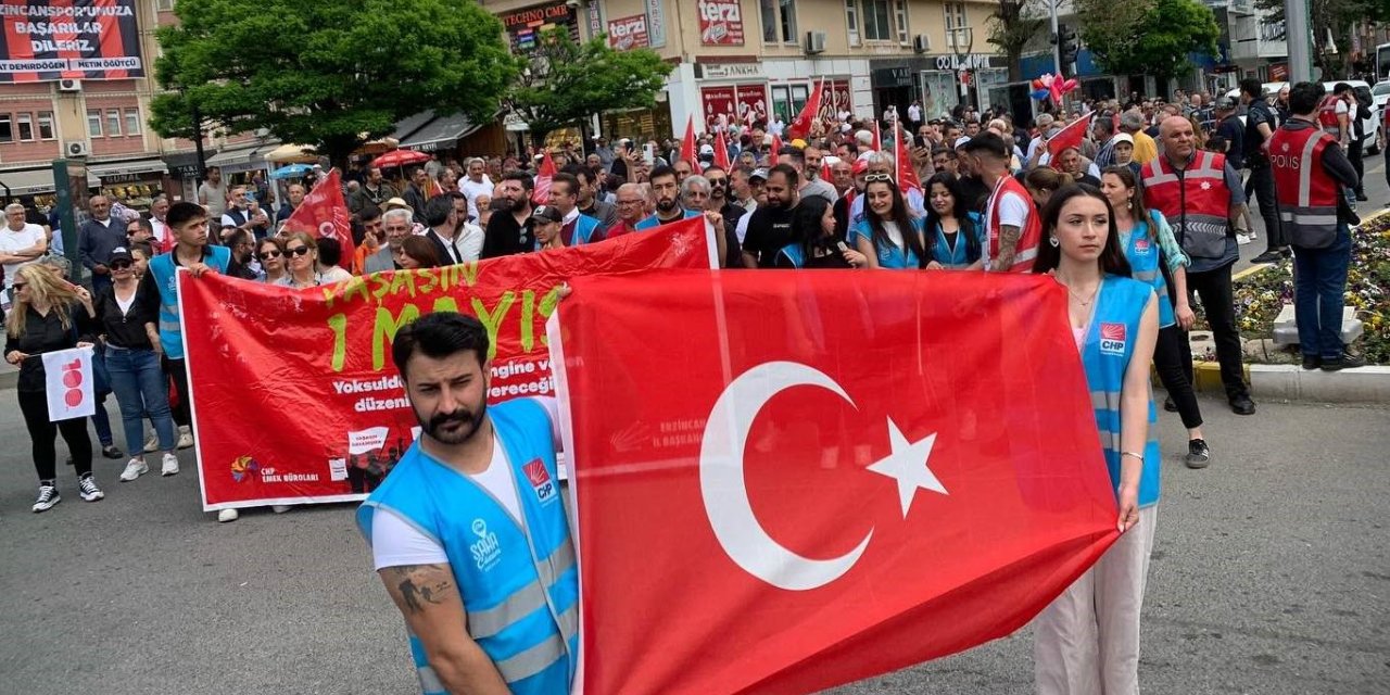 1 Mayıs Erzincan’da kutlandı