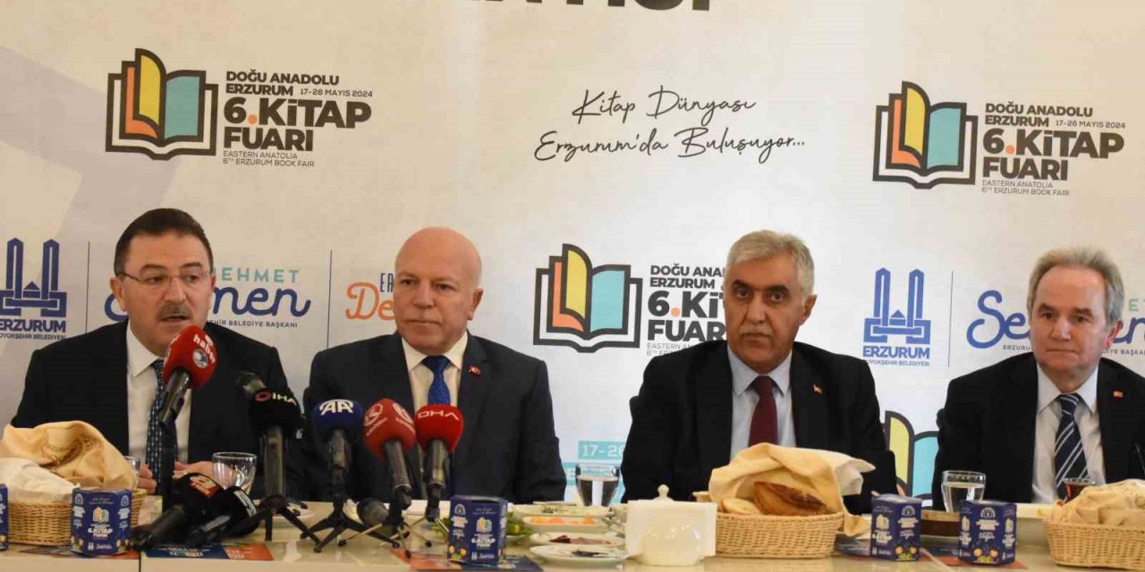 Doğu Anadolu Erzurum 6.  Kitap Fuarı başlıyor