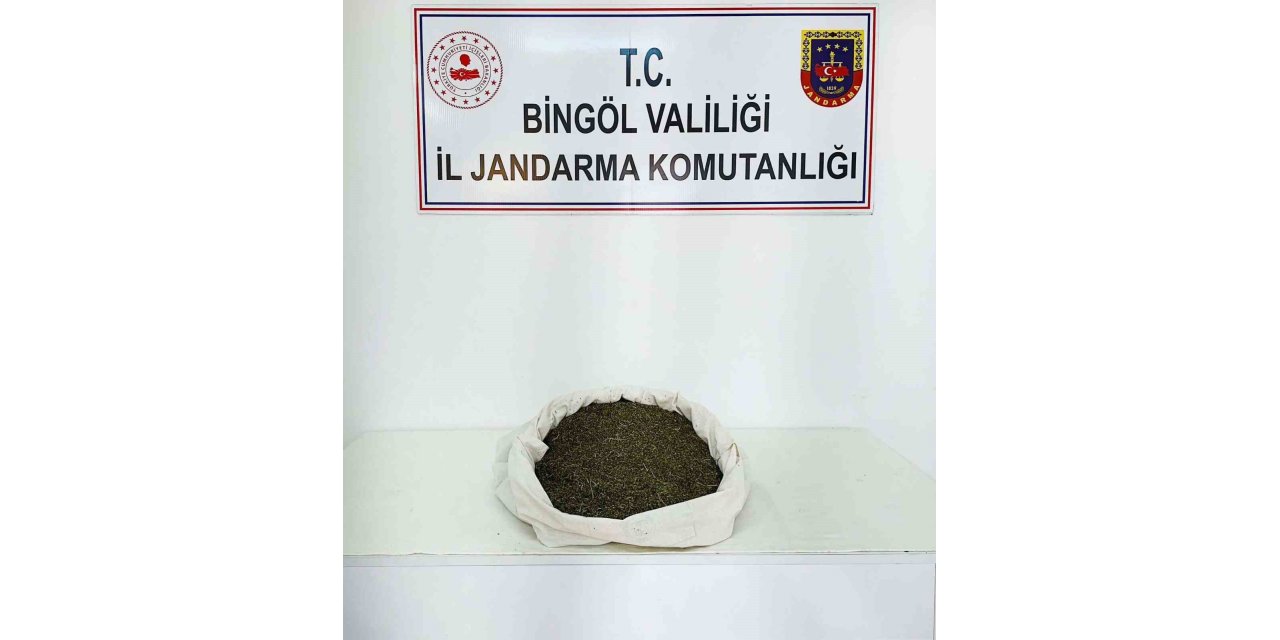 Bingöl’de 3 kilo 650 gram uyuşturucu madde ele geçirildi