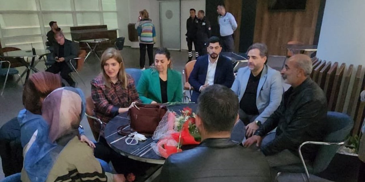 Milletvekili Ölmeztoprak milli sporcunun sağlık durumu hakkında bilgi aldı