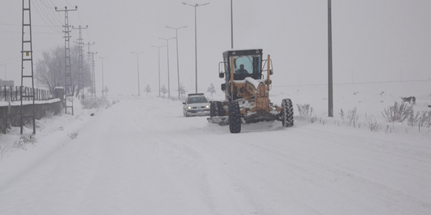 Kars’ta 28 köy yolu ulaşıma kapalı