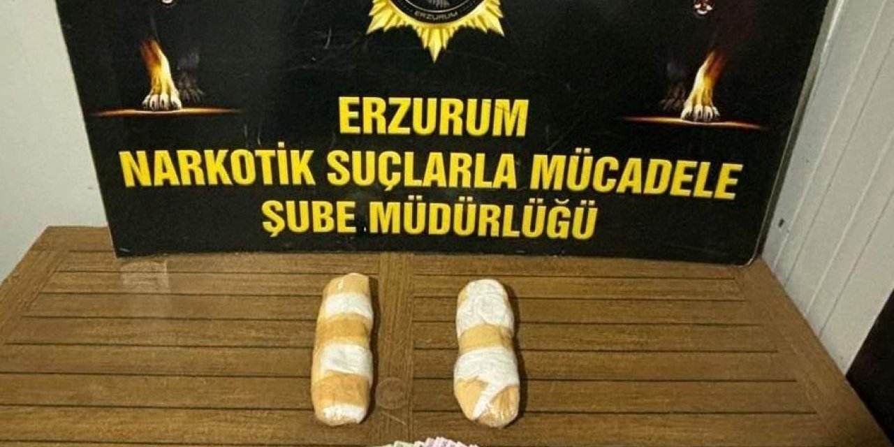 Erzurum polisinden metamfetamin operasyonu