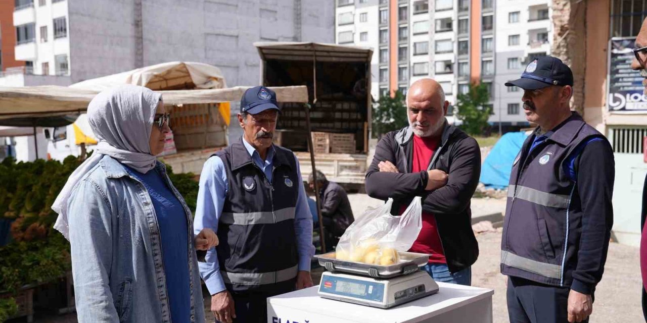 Zabıtadan pazarlara denetim