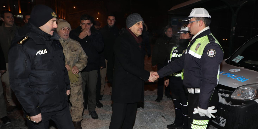 Kars’ta yılın son gününde asayiş uygulaması yapıldı