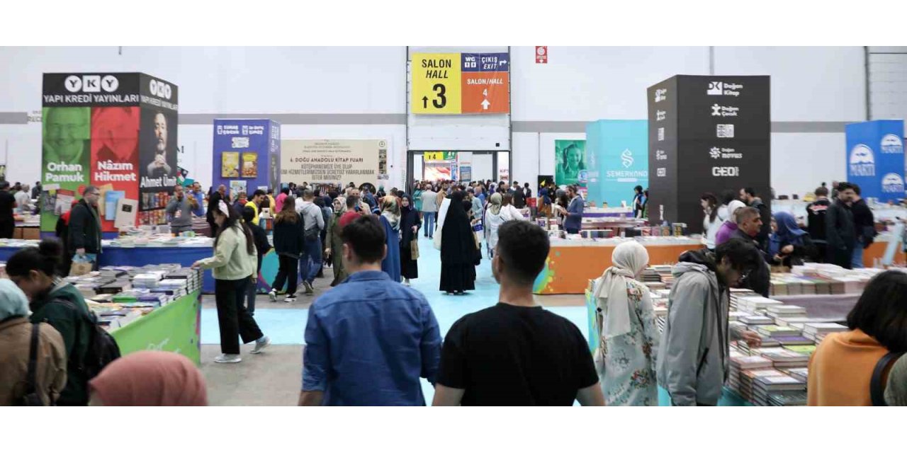 Doğu Anadolu Erzurum 6. Kitap fuarı rekora koşuyor